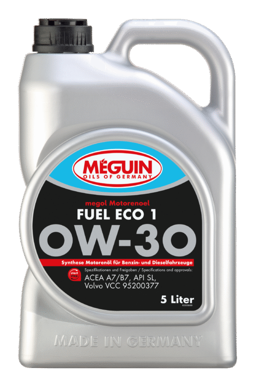Meguin megol Motorenoel Fuel Eco 1 SAE 0W-30 – aukštos kokybės variklinė alyva