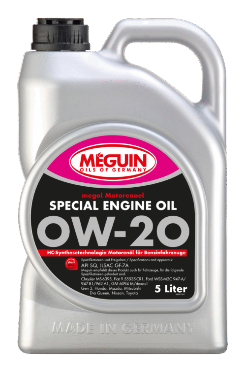 Meguin megol Special Engine Oil SAE 0W-20 – aukštos kokybės variklinė alyva