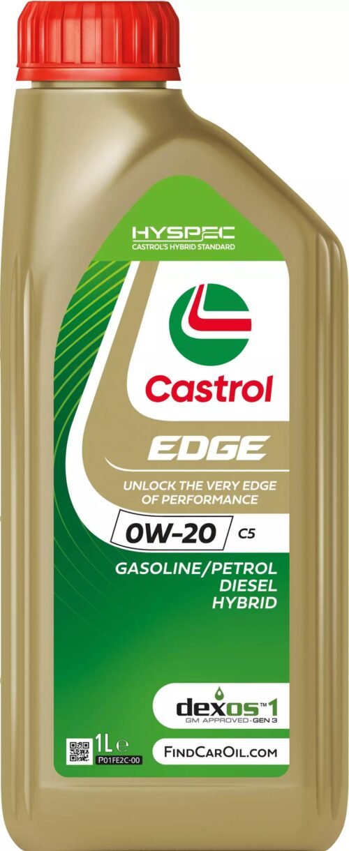 CASTROL EDGE 0W-20 C5 variklinė alyva 1L
