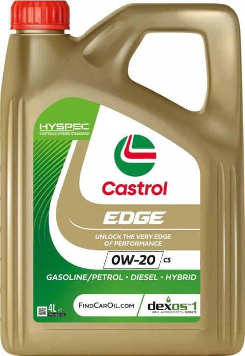 CASTROL EDGE 0W-20 C5 variklinė alyva 4L