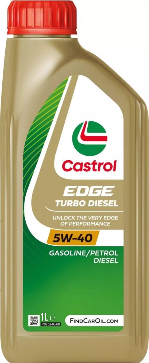 CASTROL EDGE Turbo Diesel 5W-40 variklio alyva 1L
