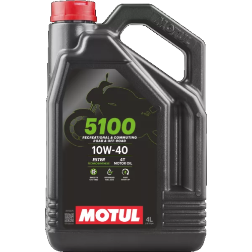 MOTUL 5100 10W-40 4T motociklų variklio alyva 4L