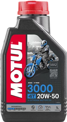 MOTUL 3000 4T 20W-50 motociklų variklio alyva 1L