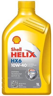 SHELL Helix HX6 10W-40 variklinė alyva 1L