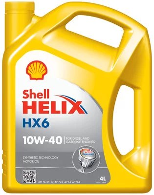 SHELL Helix HX6 10W-40 variklio alyva 4L