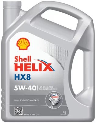 SHELL Helix HX8 5W-40 sintetinė variklio alyva 4L