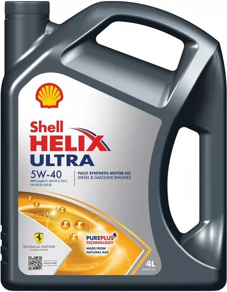 SHELL Helix Ultra 5W-40 variklinė alyva 4L