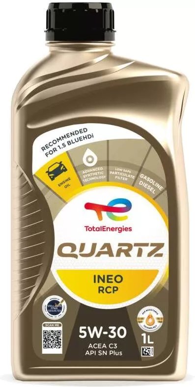 TOTAL Quartz Ineo RCP 5W-30 variklio alyva 1L
