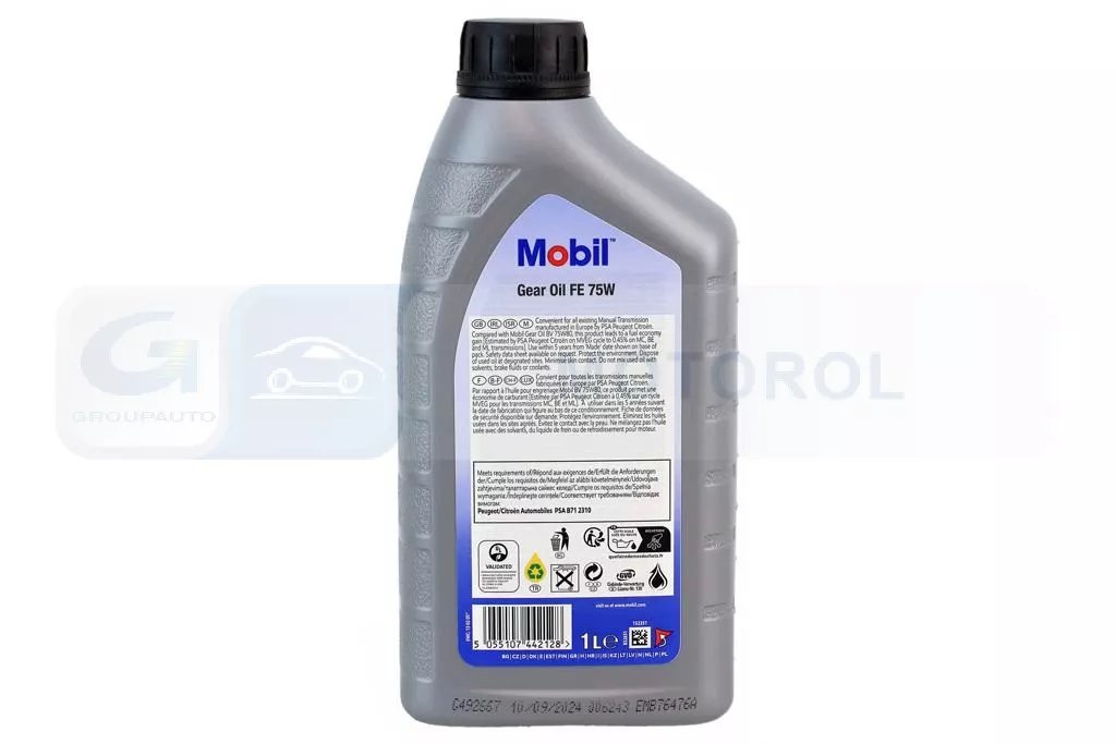 MOBIL 75W Gear Oil FE transmisinė alyva 1L