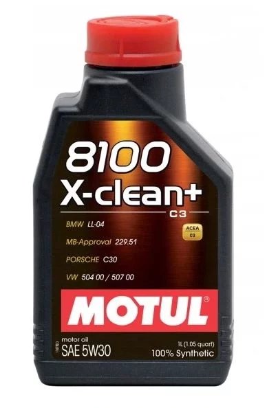 MOTUL 8100 X-CLEAN+ 5W-30 variklio alyva 1L