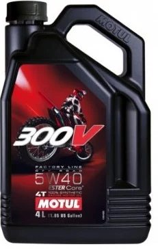 MOTUL 300V Factory Line 5W-40 4T motociklų variklio alyva 4L
