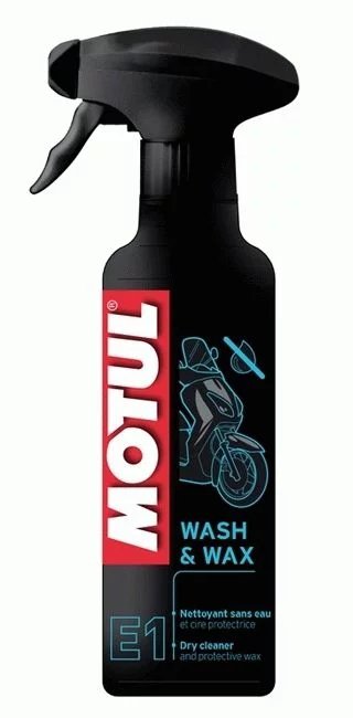 MOTUL E1 Wash & Wax valiklis be vandens 0,4L