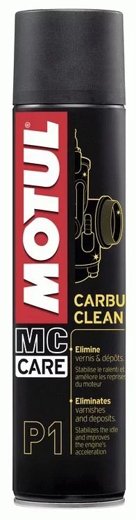 MOTUL P1 Carbu Clean karbiuratoriaus valiklis 0,4L