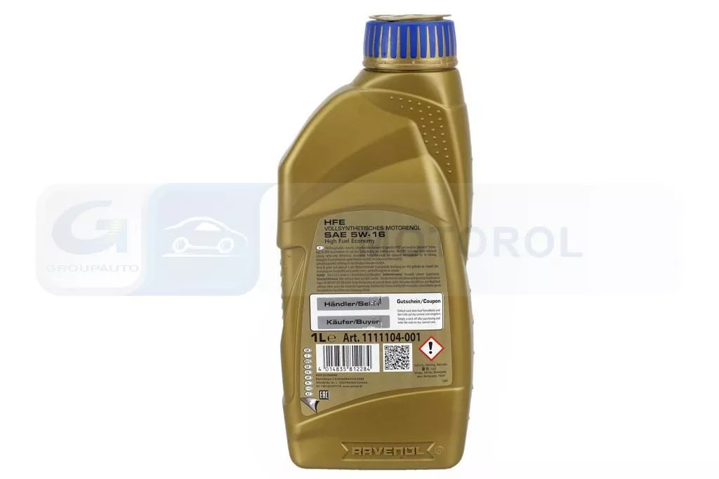 RAVENOL HFE USVO 5W-16 variklio alyva 1L