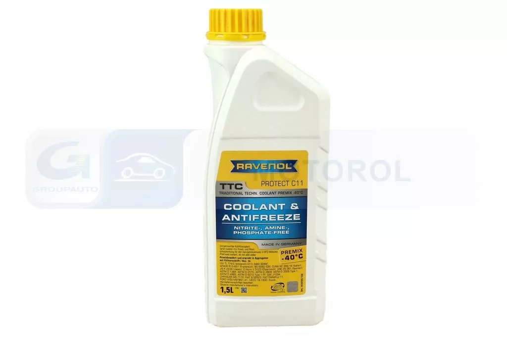 RAVENOL TTC C11 premiksas -40°C aušinimo skystis 1,5L