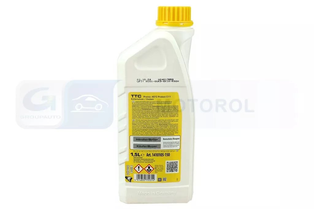 RAVENOL TTC C11 premiksas -40°C aušinimo skystis 1,5L