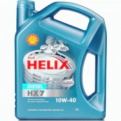 SHELL Helix Diesel HX7 10W-40 variklio alyva 4L