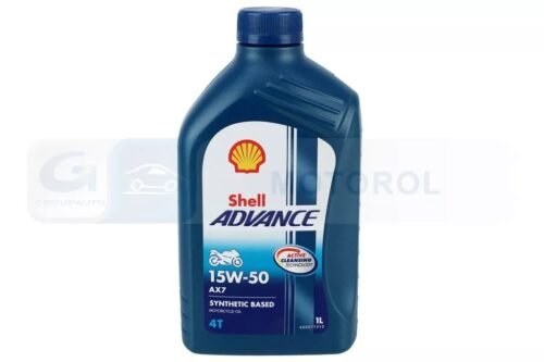 SHELL Advance AX7 15W-50 4T motociklų variklio alyva 1L