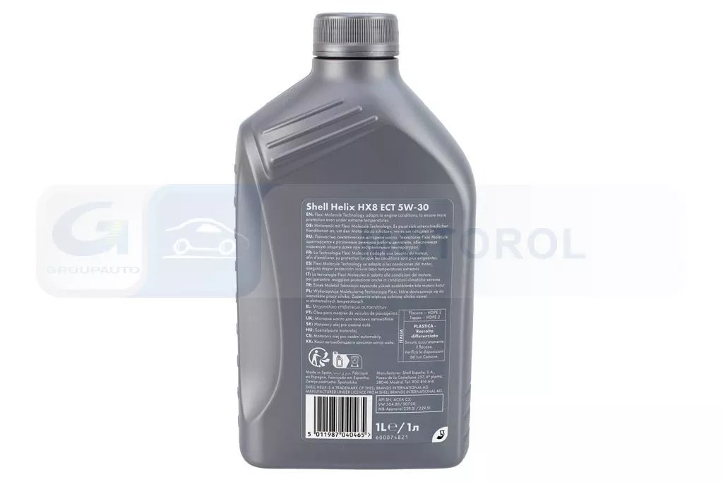 SHELL Helix HX8 ECT 5W-30 variklinė alyva 1L