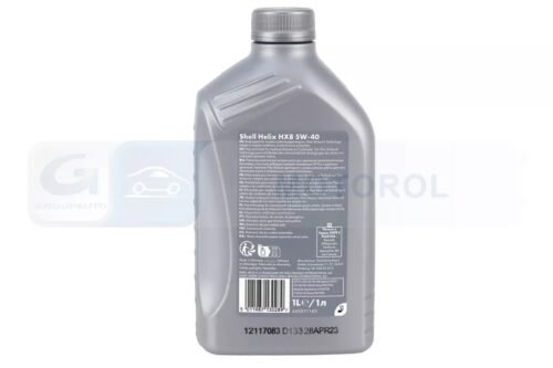 SHELL Helix HX8 5W-40 sintetinė variklio alyva 1L