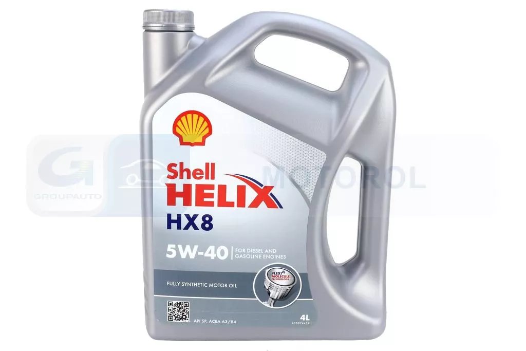 SHELL Helix HX8 5W-40 sintetinė variklio alyva 4L