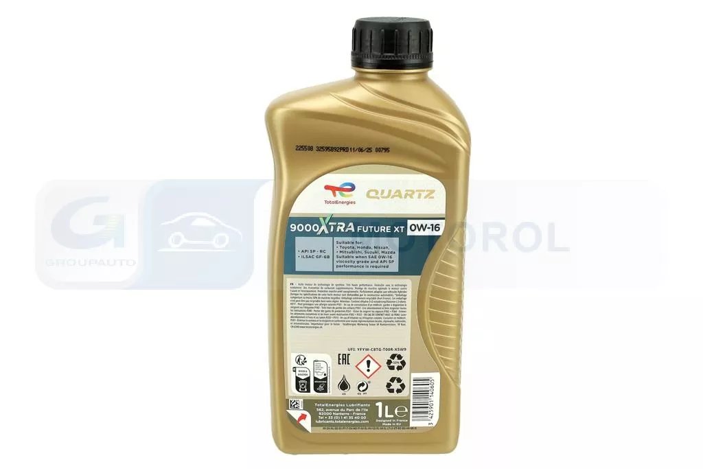 TOTAL Quartz 9000 Xtra XT 0W-16 variklio alyva 1L