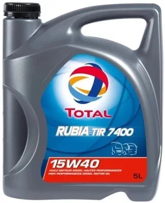 TOTAL Rubia TIR 7400 15W-40 variklinė alyva 5L
