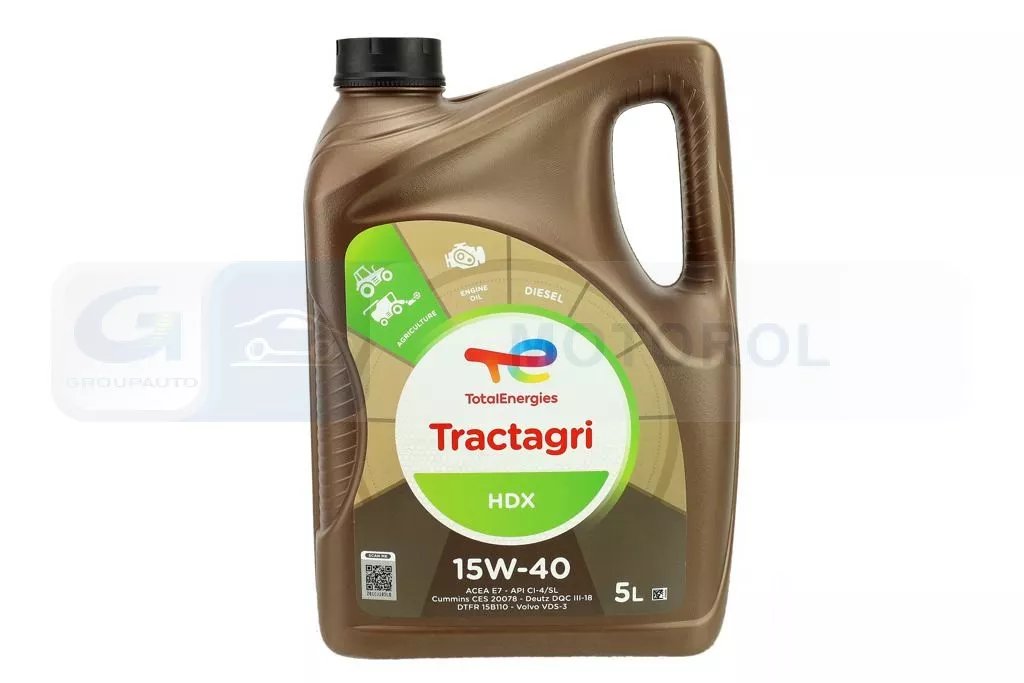 TOTAL Tractagri HDX 15W-40 variklinė alyva 5L