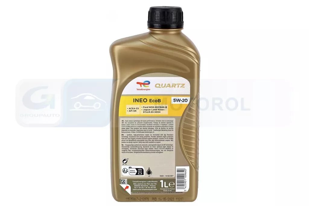 TOTAL Quartz Ineo Eco B 5W-20 variklinė alyva 1L
